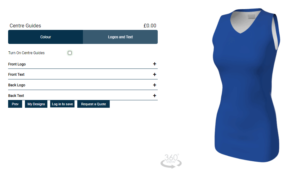 Offer a helping hand with Centre Guides at Kit Builder! screen