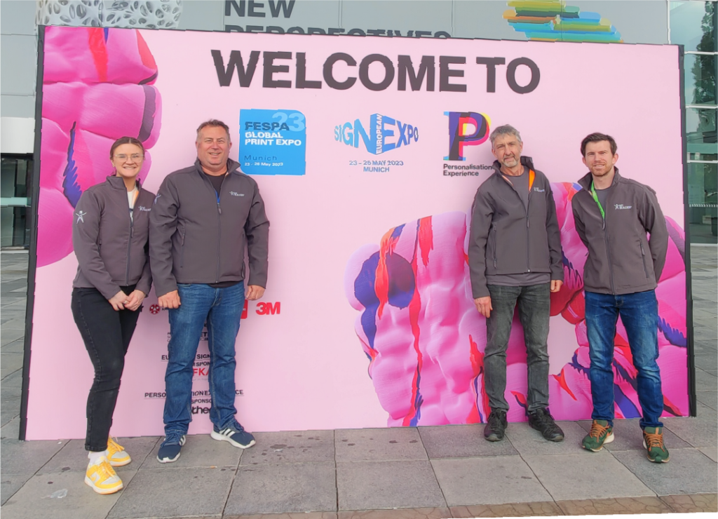 It was amazing to see you at FESPA Global Print Show 2023 Kit Builder Team at FESPA