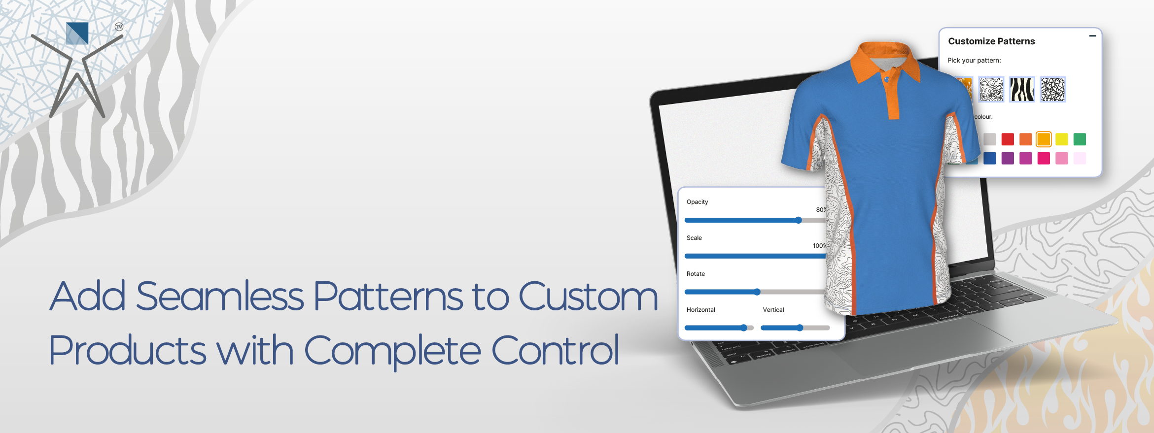 Add Seamless Patterns to Custom Products with Complete Control patterns to custom products