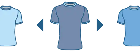 Icon showing someone selecting a product for their Squad store. 3D Customization for team stores.